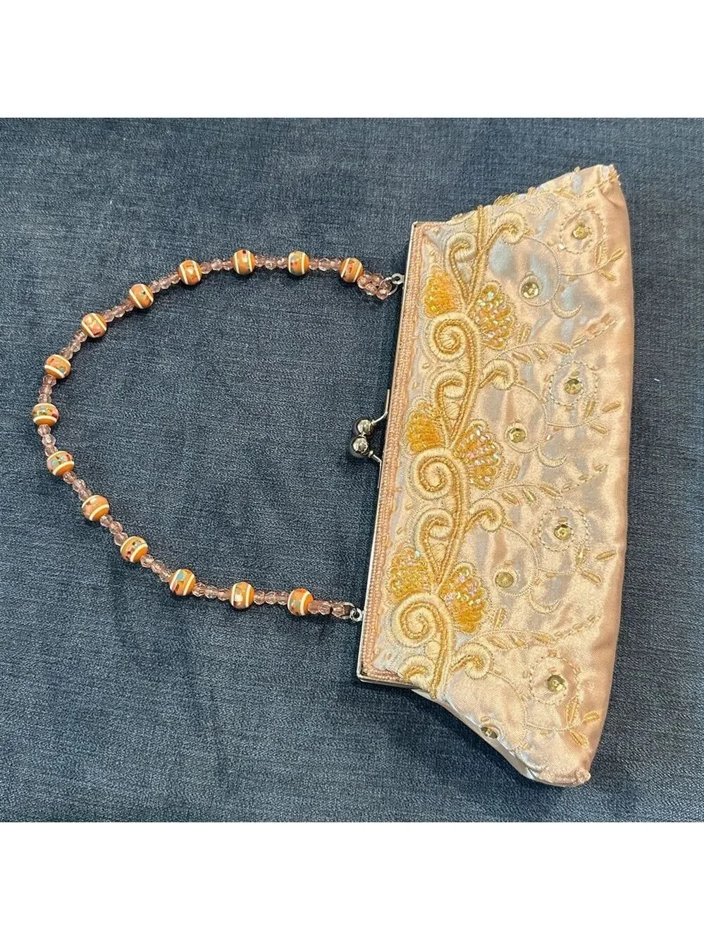 Vintage Beaded Evening Bag by Chateau. Excellent pre owned condition.